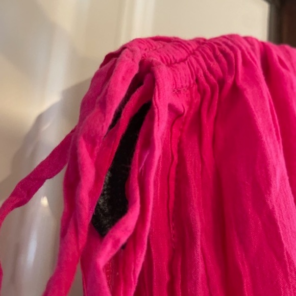 Lauren Ralph Lauren Magenta Beach Cover Up, Size Large - Picture 6 of 7